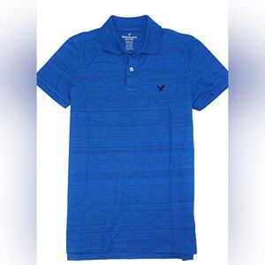 American Eagle Outfitters Royal Blue Polo Shirt SZ M
